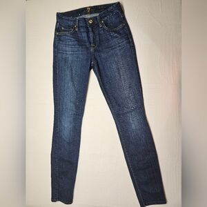 7 For All Mankind Indigo Skinny Jeans‎